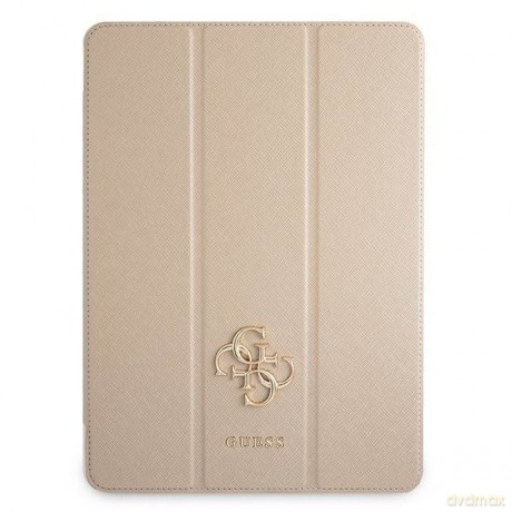 Guess GUIC12PUSASGO iPad 12,9" 2021 Book Cover złoty/gold Saffiano Collection