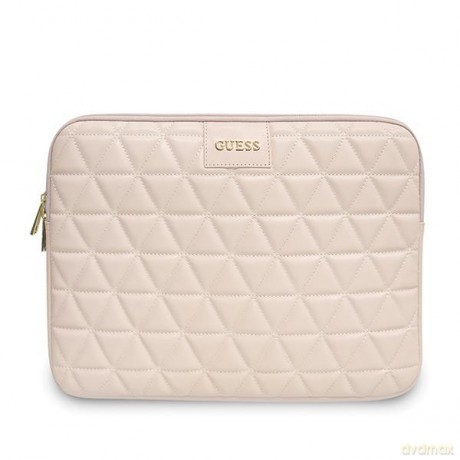 Guess Sleeve GUCS13QLPK 13" różowy /pink Quilted
