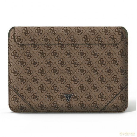 Guess Sleeve GUCS14P4TW 13/14" brązowy /brown 4G Uptown Triangle logo