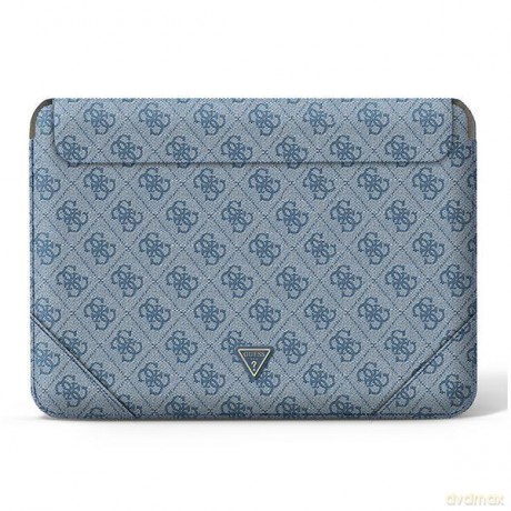 Guess Sleeve GUCS16P4TB 16" niebieski /blue 4G Uptown Triangle logo