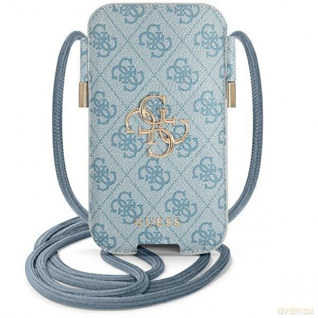 Guess Torebka GUPHL4GMGBL 6,7" niebieski/blue hardcase 4G Big Metal Logo
