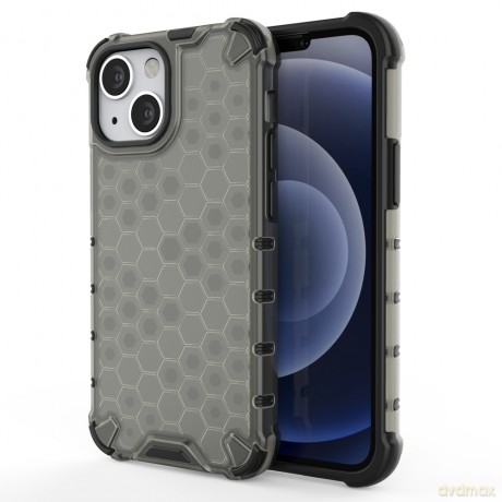 Honeycomb etui pancerny pokrowiec z żelową ramką iPhone 13 mini czarny