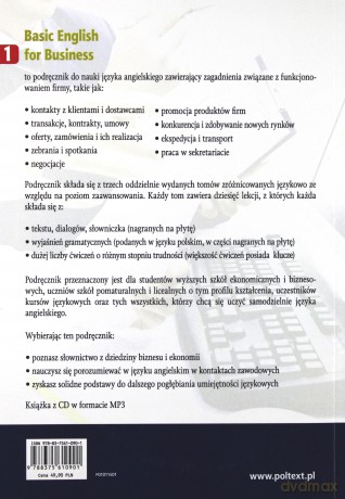 Basic English For Business Cz. 1 - Zofia M. Patoka, Dagmara Świda [KSIĄŻKA]+[CD]