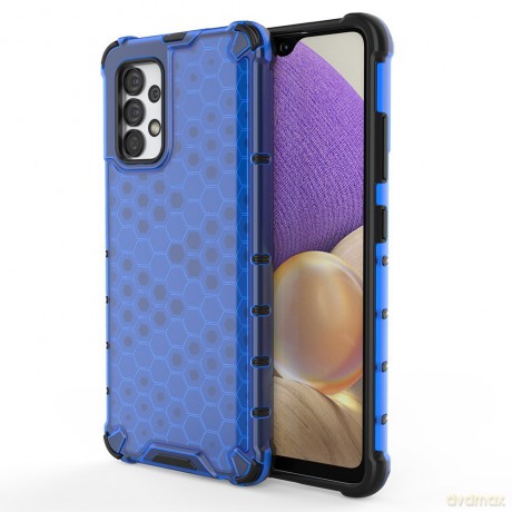 Honeycomb etui pancerny pokrowiec z żelową ramką Samsung Galaxy A13 5G niebieski