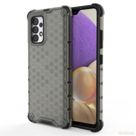 Honeycomb etui pancerny pokrowiec z żelową ramką Samsung Galaxy A32 4G czarny
