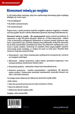 Biznesmeni Mówią Po Rosyjsku Dla Zaawansowanych (broszurowa) - Larysa Fast, Magdalena Zwolińska [KSIĄŻKA]+[CD]