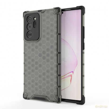 Honeycomb etui pancerny pokrowiec z żelową ramką Samsung Galaxy Note 20 czarny