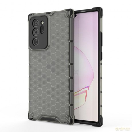 Honeycomb etui pancerny pokrowiec z żelową ramką Samsung Galaxy Note 20 Ultra czarny