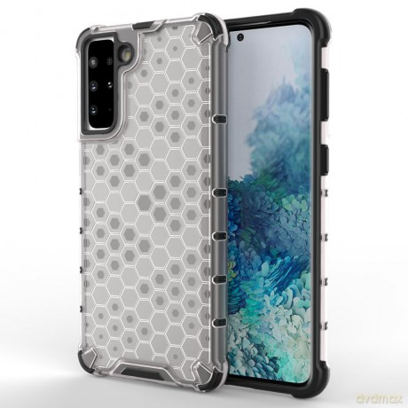 Honeycomb etui pancerny pokrowiec z żelową ramką Samsung Galaxy S22 przezroczysty