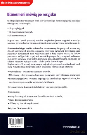 Biznesmeni Mówią Po Rosyjsku Dla Średnio Zaawansowanych (broszurowa) - Larysa Fast, Magdalena Zwolińska [KSIĄŻKA]+[CD]
