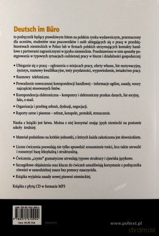 Deutsch Im Buro (broszurowa) - Stanisław Bęza, Anke Kleinschmidt [KSIĄŻKA]+[CD]