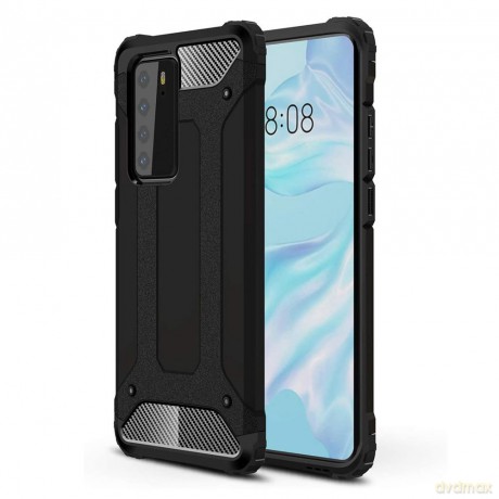 Hybrid Armor pancerne hybrydowe etui pokrowiec Huawei P40 czarny
