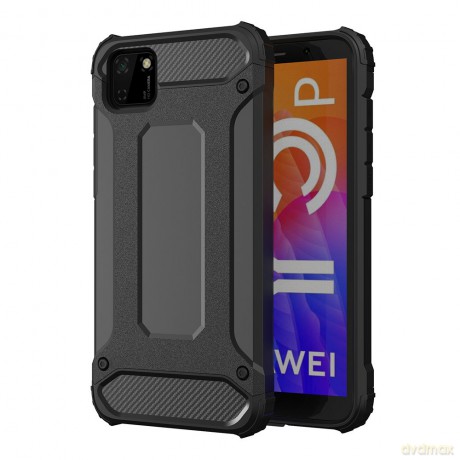 Hybrid Armor pancerne hybrydowe etui pokrowiec Huawei Y5p czarny