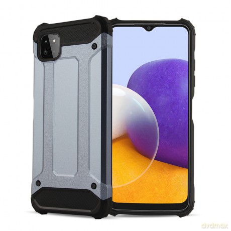 Hybrid Armor pancerne hybrydowe etui pokrowiec Samsung Galaxy A22 5G niebieski