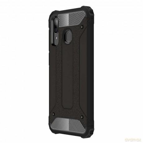 Hybrid Armor pancerne hybrydowe etui pokrowiec Samsung Galaxy A30 czarny