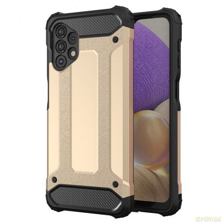 Hybrid Armor pancerne hybrydowe etui pokrowiec Samsung Galaxy A32 4G złoty