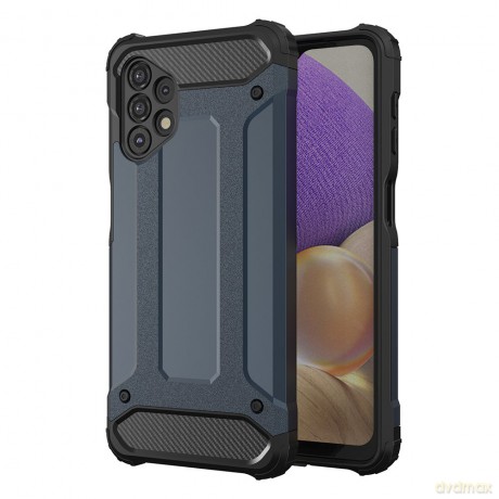 Hybrid Armor pancerne hybrydowe etui pokrowiec Samsung Galaxy A32 5G niebieski