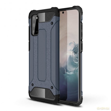 Hybrid Armor pancerne hybrydowe etui pokrowiec Samsung Galaxy A41 niebieski