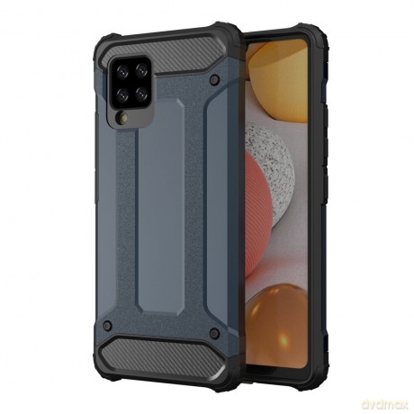 Hybrid Armor pancerne hybrydowe etui pokrowiec Samsung Galaxy A42 5G niebieski