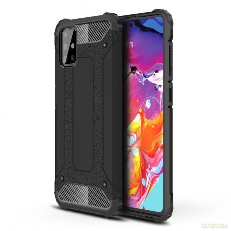 Hybrid Armor pancerne hybrydowe etui pokrowiec Samsung Galaxy A71 czarny
