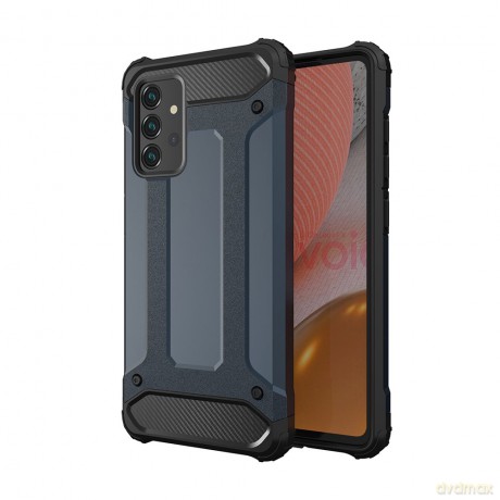 Hybrid Armor pancerne hybrydowe etui pokrowiec Samsung Galaxy A72 4G niebieski