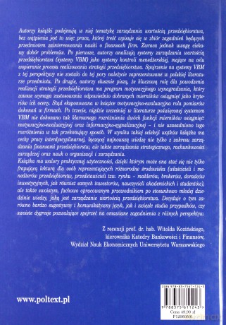 Systemy Vbm I Zysk Ekonomiczny (broszurowa) - Andrzej Cwynar, Paweł Dżurak [KSIĄŻKA]