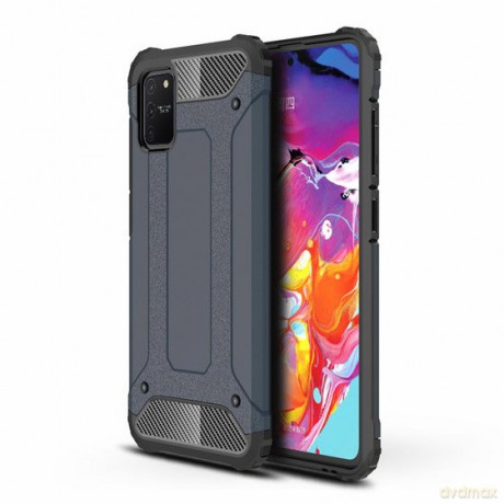 Hybrid Armor pancerne hybrydowe etui pokrowiec Samsung Galaxy S10 Lite niebieski
