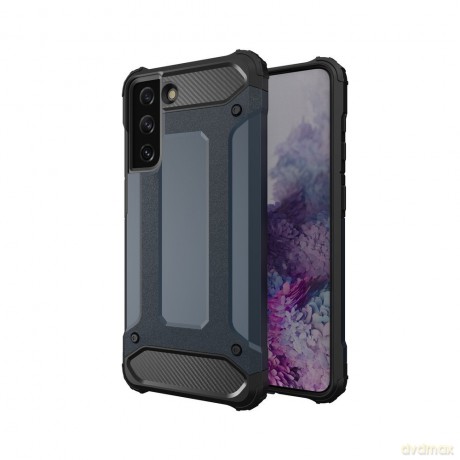 Hybrid Armor pancerne hybrydowe etui pokrowiec Samsung Galaxy S21+ 5G (S21 Plus 5G) niebieski