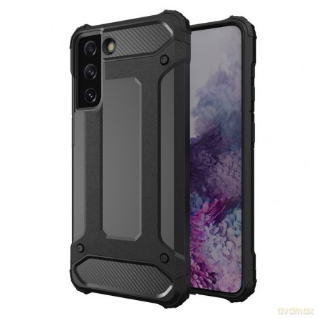 Hybrid Armor pancerne hybrydowe etui pokrowiec Samsung Galaxy S22 czarny