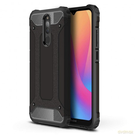 Hybrid Armor pancerne hybrydowe etui pokrowiec Xiaomi Redmi 8A czarny