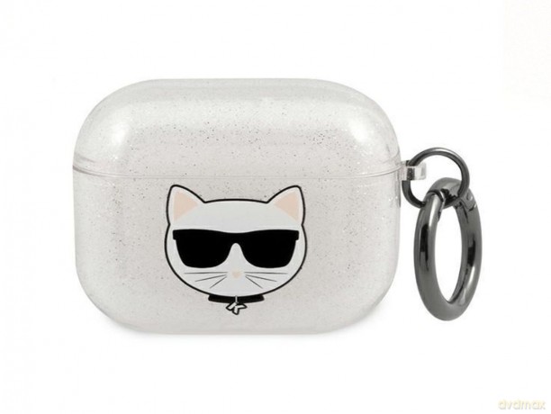 Karl Lagerfeld KLA3UCHGS AirPods 3 cover srebrny/silver Glitter Choupette