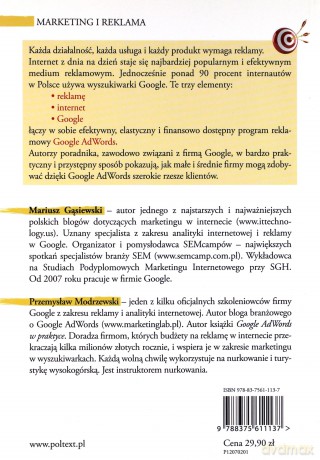 Reklama W Google - Mariusz Gąsiewski, Przemysław Modrzewski [KSIĄŻKA]