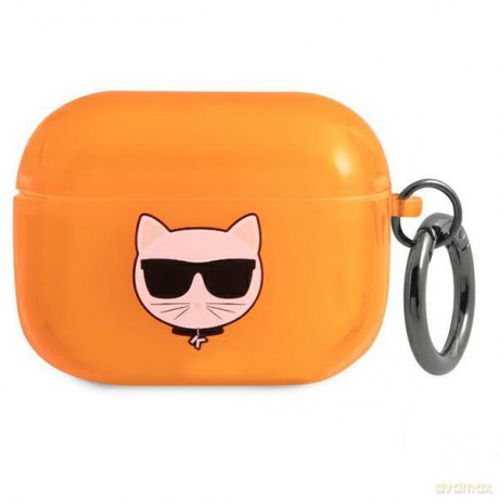 Karl Lagerfeld KLAPUCHFO AirPods Pro cover pomarańczowy/orange Choupette