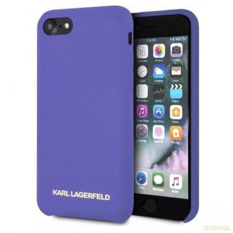 Karl Lagerfeld KLHCI8SLVOG iPhone 7/8 SE 2020 hardcase fioletowy/purple Silicone