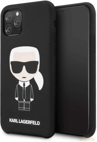 Karl Lagerfeld KLHCN58SLFKBK iPhone 11 Pro hardcase czarny/black Silicone Iconic