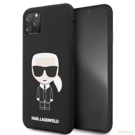Karl Lagerfeld KLHCN65SLFKBK iPhone 11 Pro Max hardcase czarny/black Silicone Iconic