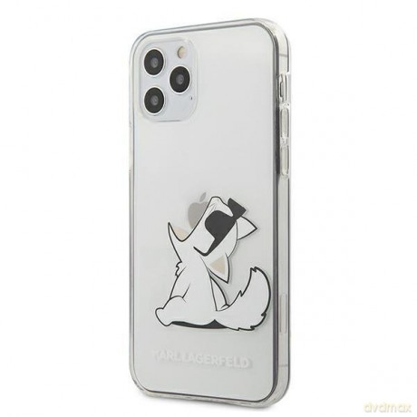 Karl Lagerfeld KLHCP12LCFNRC iPhone 12 Pro Max 6,7" transparent hardcase Choupette Fun