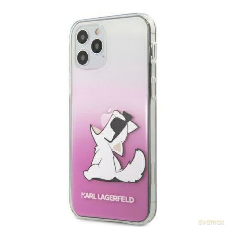 Karl Lagerfeld KLHCP12LCFNRCPI iPhone 12 Pro Max 6,7" różowy/pink hardcase Choupette Fun