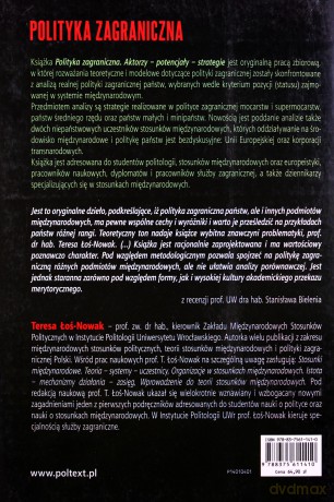 Polityka Zagraniczna Aktorzy, Potencjały Strategie - Teresa Łoś-Nowak [KSIĄŻKA]