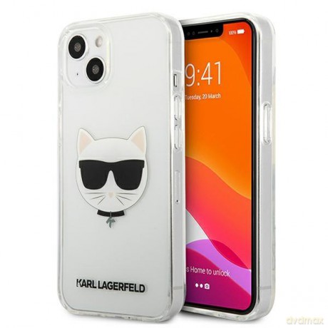 Karl Lagerfeld KLHCP13MCTR iPhone 13 6,1" hardcase transparent Choupette Head