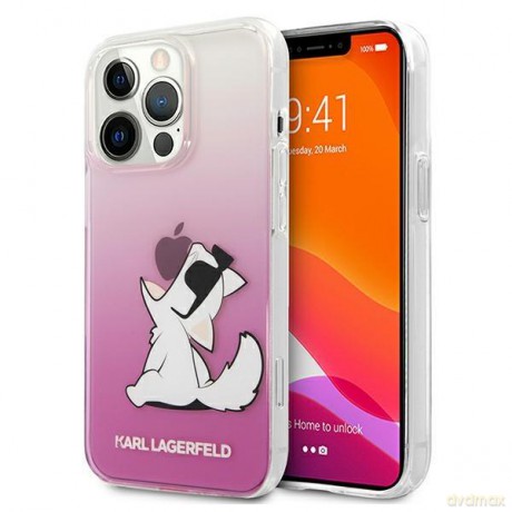 Karl Lagerfeld KLHCP13XCFNRCPI iPhone 13 Pro Max 6,7" hardcase różowy/pink Choupette Fun