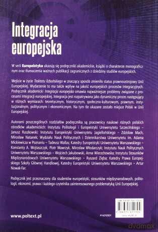 Integracja Europejska - Konstanty A. Wojtaszczyk [KSIĄŻKA]