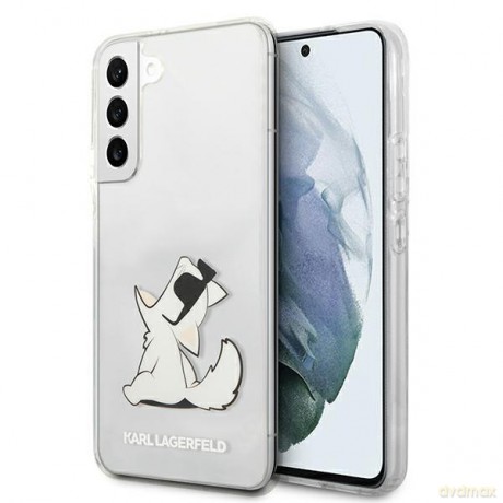 Karl Lagerfeld KLHCS22SCFNRC S22 S901 hardcase transparent Choupette Eat