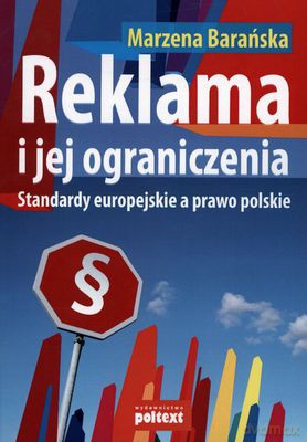 Reklama I Jej Ograniczenia - Marzena Barańska [KSIĄŻKA]