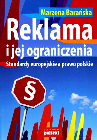 Reklama I Jej Ograniczenia - Marzena Barańska [KSIĄŻKA]