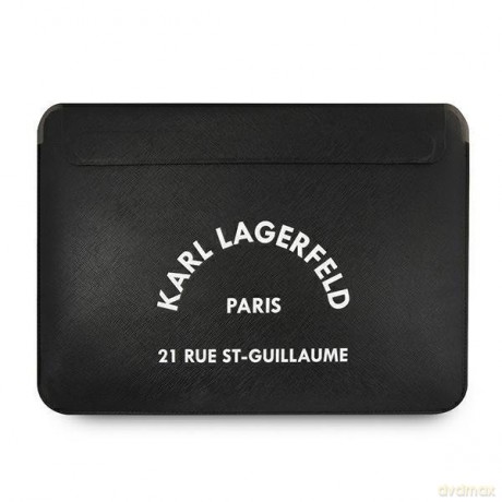 Karl Lagerfeld Sleeve KLCS16RSGSFBK 16" czarny/black Saffiano RSG