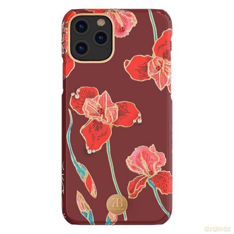 Kingxbar Blossom etui ozdobione oryginalnymi Kryształami Swarovskiego iPhone 11 Pro Max wielokolorowy (Kapok)