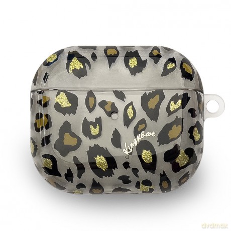 Kingxbar Charm Pods Case etui do AirPods 3 obudowa pokrowiec na słuchawki leopard