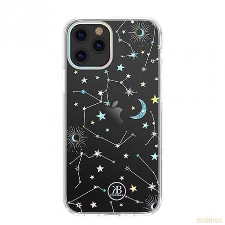 Kingxbar Lucky Series etui ozdobione oryginalnymi Kryształami Swarovskiego iPhone 12 mini przezroczysty (Zodiac)