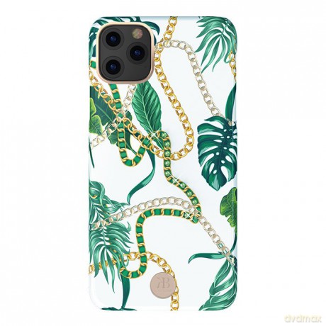 Kingxbar Luxury Series etui ozdobione oryginalnymi Kryształami Swarovskiego iPhone 11 Pro Max zielony